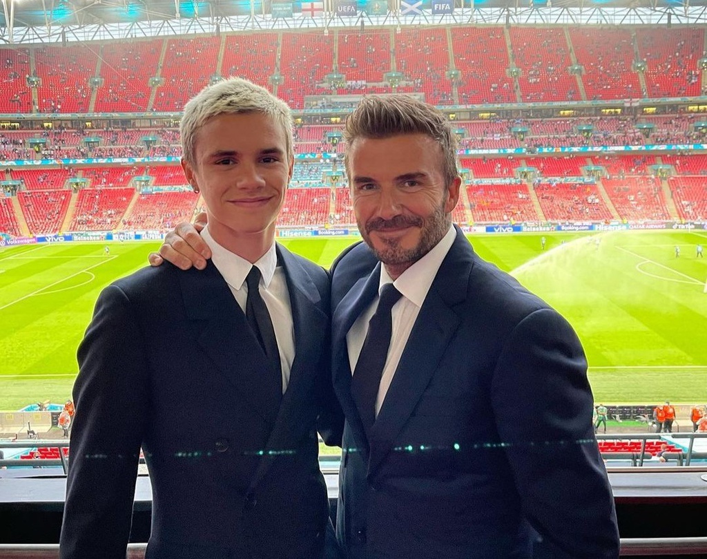 David Beckham cùng con trai