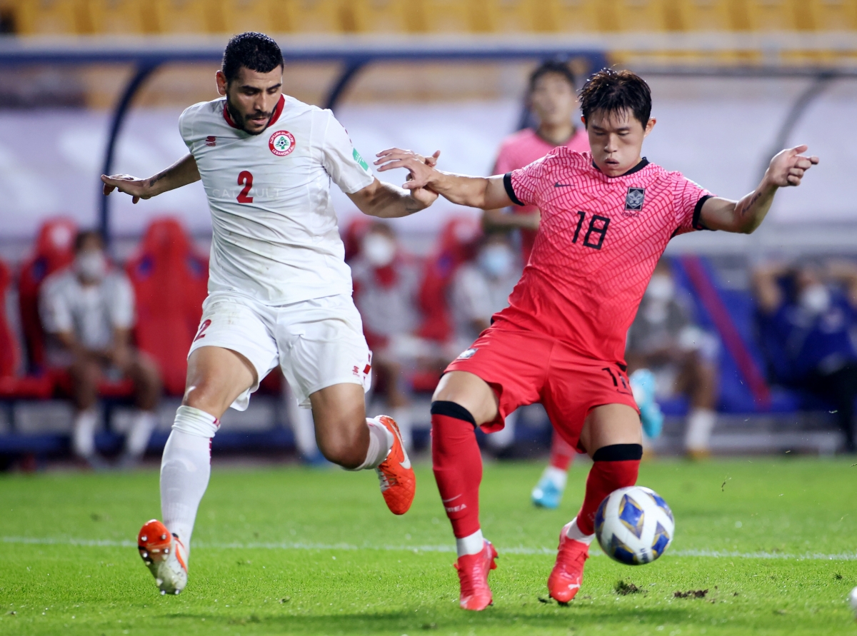 ĐT Hàn Quốc thắng Lebanon tỉ số 1-0 